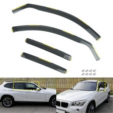For BMW X1 F48 2015-2022 5 Door SUV Tinted Wind Deflectors Sun Rain Guard Visors