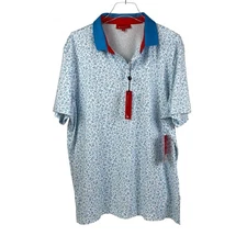 Redvanly Bendall Golf Shirt Men's Size XL Athletic Floral Pattern new with tags