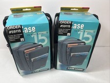Case Logic CD15 15 Disc CD Carrying Case New Old Stock 1996 2 Cases