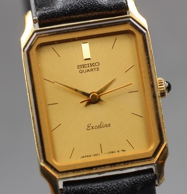 SEIKO 8420-5410 EXCELINE 金 10K SEIKO セイコー エクセリーヌ 8420-5410 クォーツ 10K ゴールド文字盤