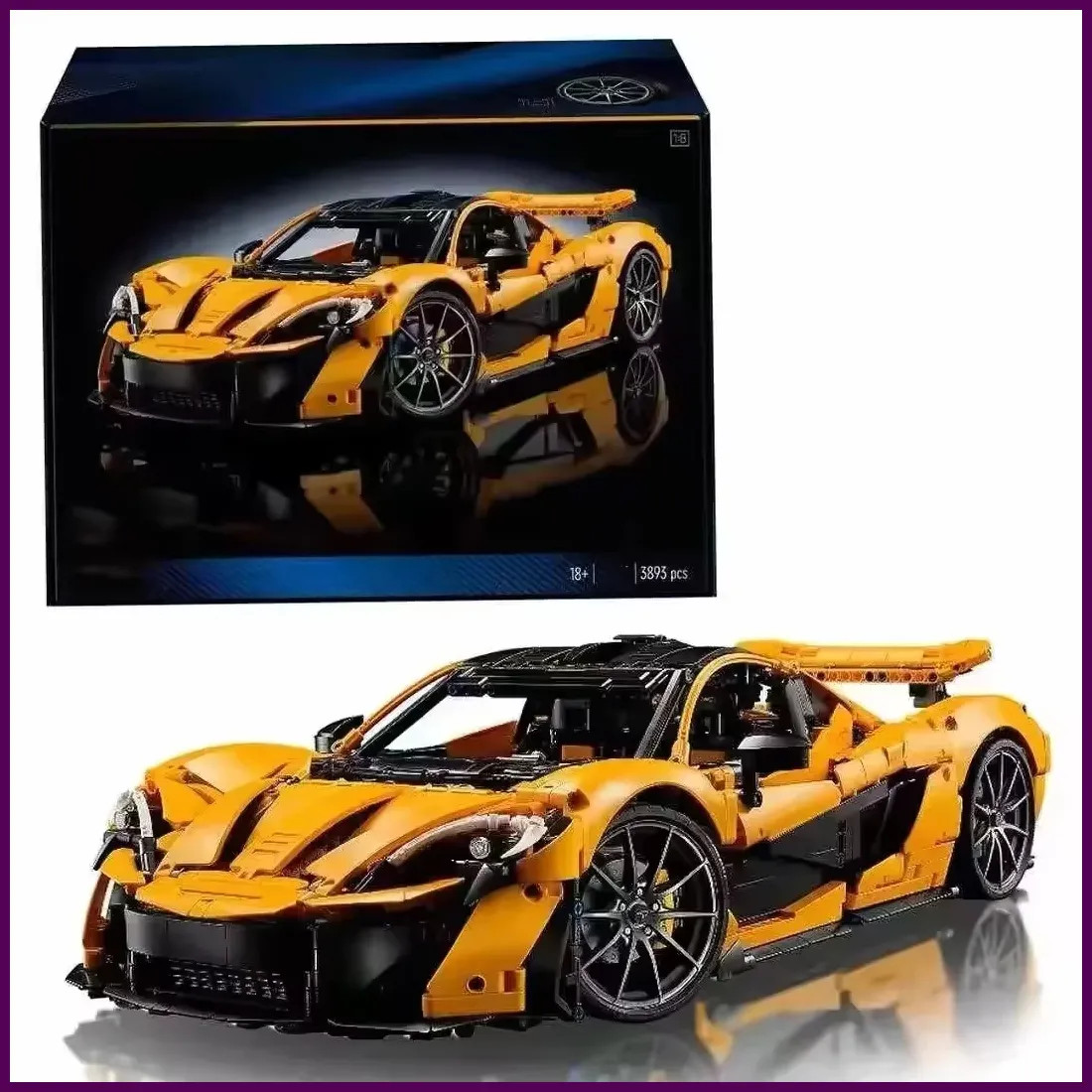 New technology P1 Supercar Building Block brick Model Kit-Ad