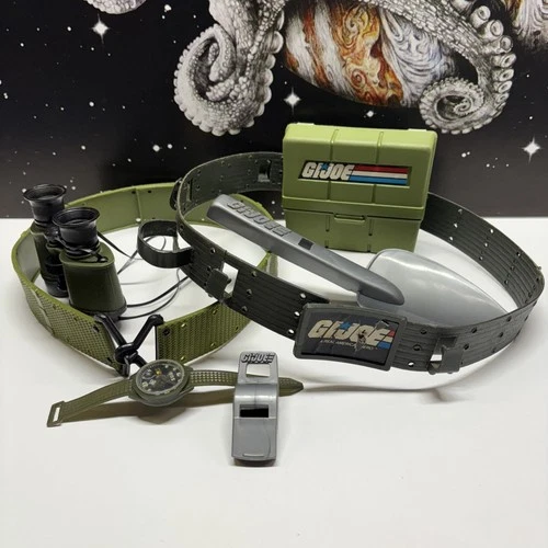 Vintage 1982 Nasta & 1983 Hasbro GI Joe Kids Playset items & Pocket Patrol Pack