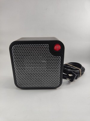 MAINSTAYS MINI CERAMIC HEATER DQ1723-BLK | Black | Tested & Working