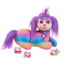 Just Play Puppy Surprise Cherry 3 Babies Rainbow Dog Plush Stuffed Animal 2023