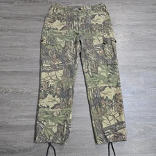 Vintage Liberty Realtree OG Camo USA Made Cargo Pants Ripstop Sz Large Regular 
