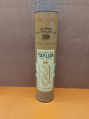       *Tube/Tin Only* Colonel E.H. Taylor 750mL Bourbon Whiskey Small Batch