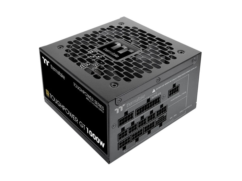 Thermaltake Toughpower GT 1000W; ATX 3.1; Native PCIe 5.1 12V-2x6; Full Modular; - Image 3 of 4