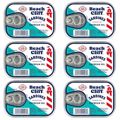Sardines in Oil 3.75oz 6 Pack
