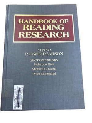 Handbook of Reading Research P. David Pearson 1984 First Edition Longman