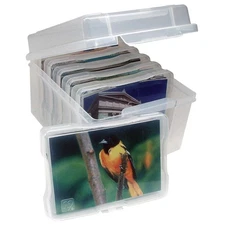 Clear Photo Keeper Box, 5.25" x 8" x 7.5" - Organize Your Memories