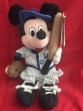 The Disney Store baseball Mickey Mouse Bean Bag Plush Plushie 8