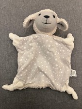STERNTALER Schmusetuch Kuscheltuch Schaf Lamm grau weiß Sterne Schnuffeltuch