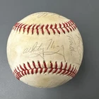 1986 St. Louis Cardinals TEAM SIGNED Official NL Feeney Baseball 18 sigs w/Ozzie