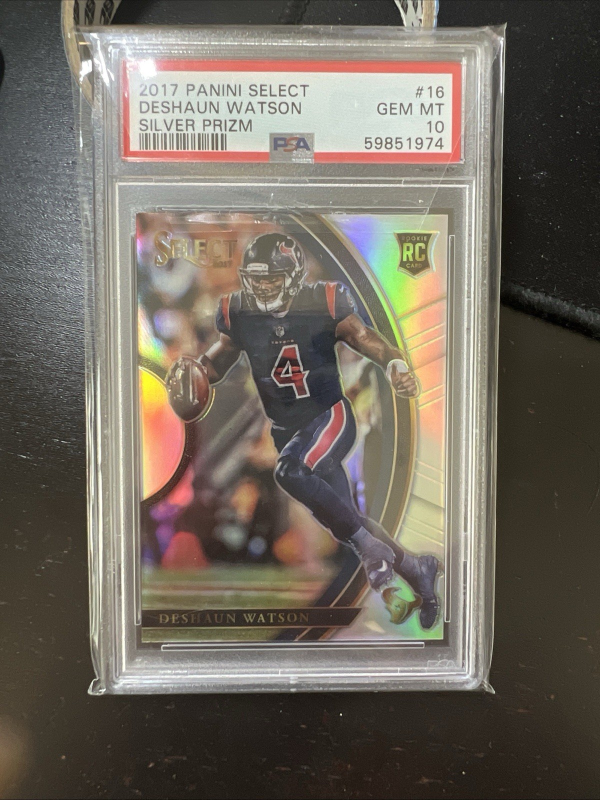 Deshaun Watson 2017 Select Silver Prizm Concourse RC 16 PSA 10 GEM MINT AL