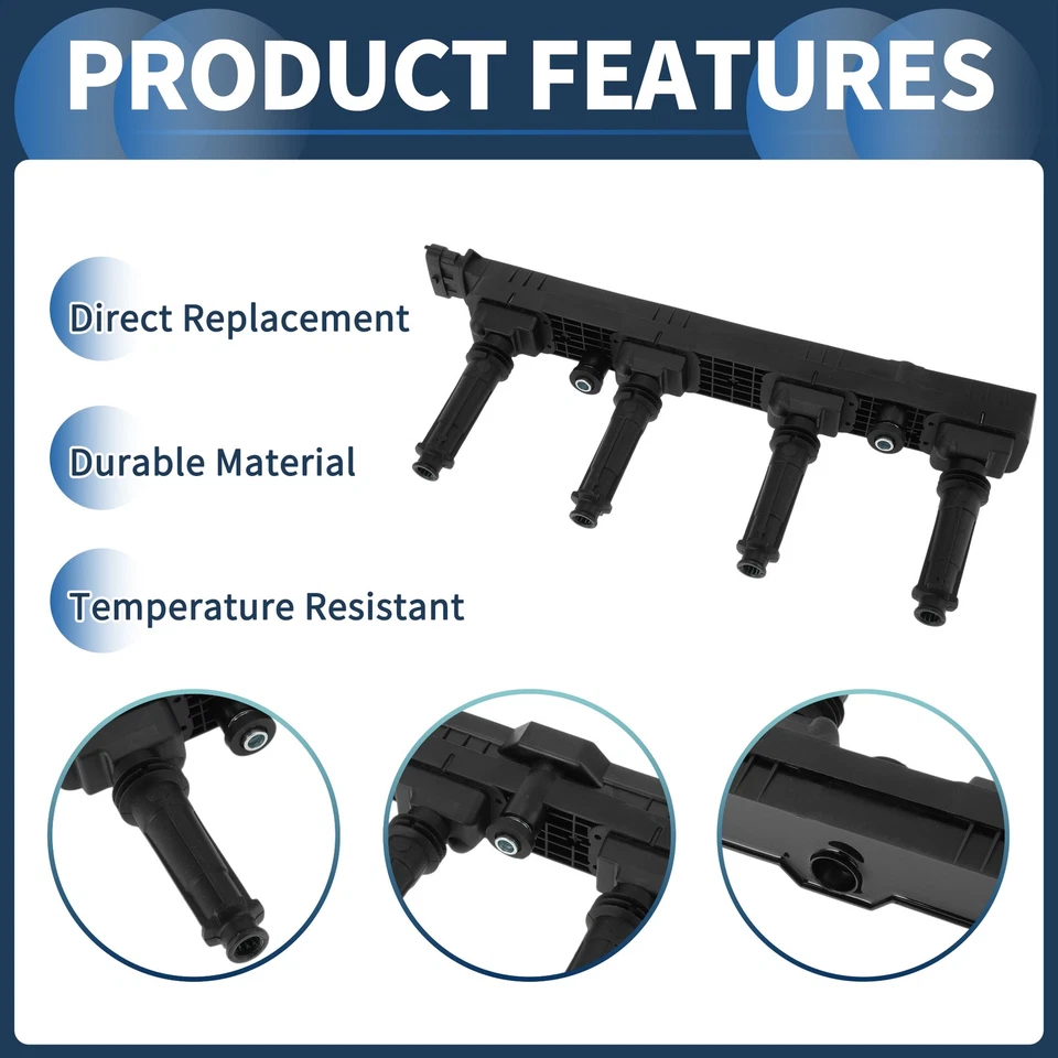 Ignition Coil Ignition Coil Pack for Opel for Omega 1993-2003 - Image 4 of 4