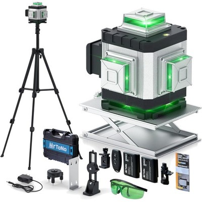 Laser Level, 4 x 360 °laser level 360 self leveling, 16 Lines 4D lazer levele...