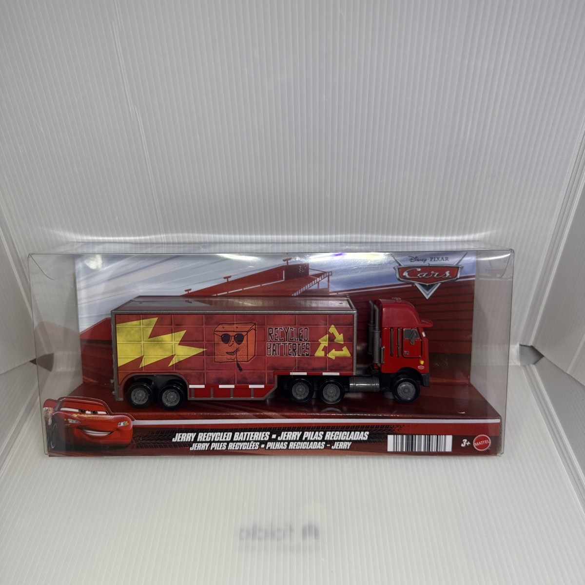 Disney Pixar Cars #5 Jerry Recycled Batteries Hauler MISB for sale