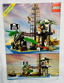 LEGO 6270 Forbidden Island Pirate Island Complete OBA Instructions 1989