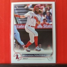 2022 Topps Series One - Brandon Marsh #243 (RC) Anaheim Angels Rookie
