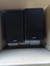 Pair Of Sony SS-SBT100 2-Way 50w Stereo Bookshelf Speakers Black - New