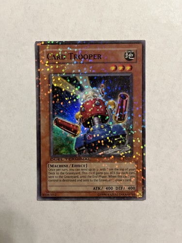 Card Trooper DT02-EN057 DUEL TERMINAL Parallel Super Rare Light Play Yu-Gi-Oh!