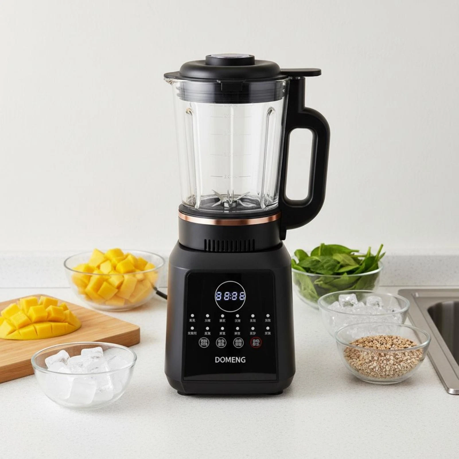 Multi-Function Blender Intelligent Control Quiet Blender Sturdy-Duty
Opens in a new window or tab