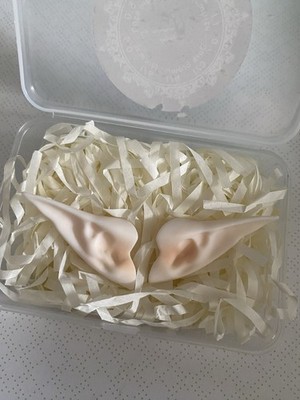 BJD 1/4 Elf Ears Semi White Skin Color