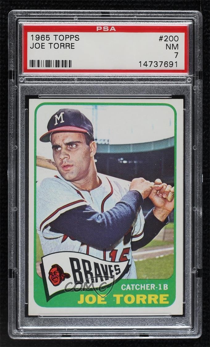 1965 Topps Joe Torre #200 PSA 7 HOF 2d2