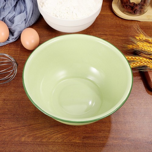Kitchen Enamel Bowl Thicken Soup Bowl Enamel Noodle Bowl Enamel Mixing Bowl - Picture 2 of 11
