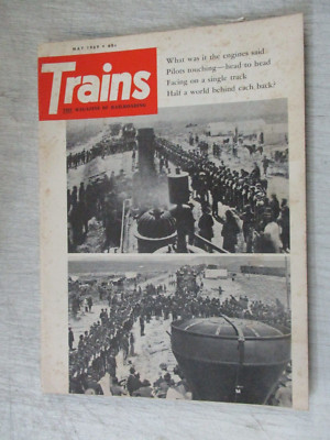 TRAINS MAGAZINE MAY 1969 OVERLAND DIARY 1869 PACIFIC RAILS AND THE PRESS
