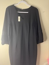 talbots dress 10 Black New With Tag