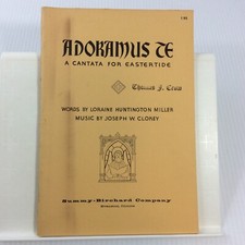 Adoramus Te a Cantata for Eastertide Choral Music Songbook SATB
