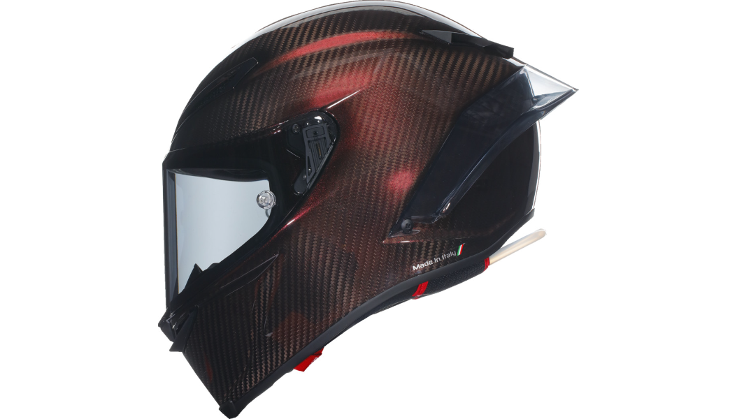 agv pista gp carbon gun red RR CARBON/RED FULL FACE HELMET BOOST BOX PERFORMANCE aided by the innovative profile of the rear PRO spoiler AGV Pista GP RR Carbon
