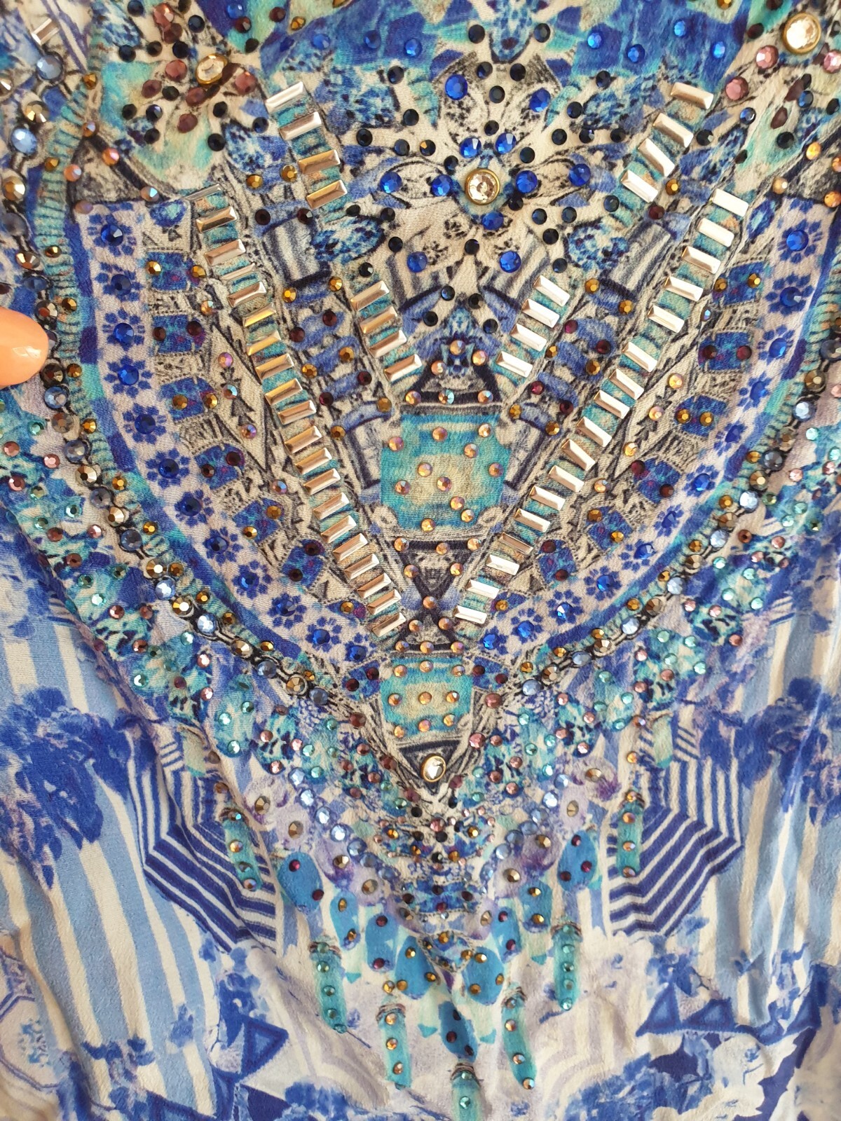 Camilla Franks Throwing Shade Button Split Back T… - image 5