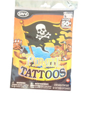 New Savvi Halloween 50 Temporary Pirate Tattoos