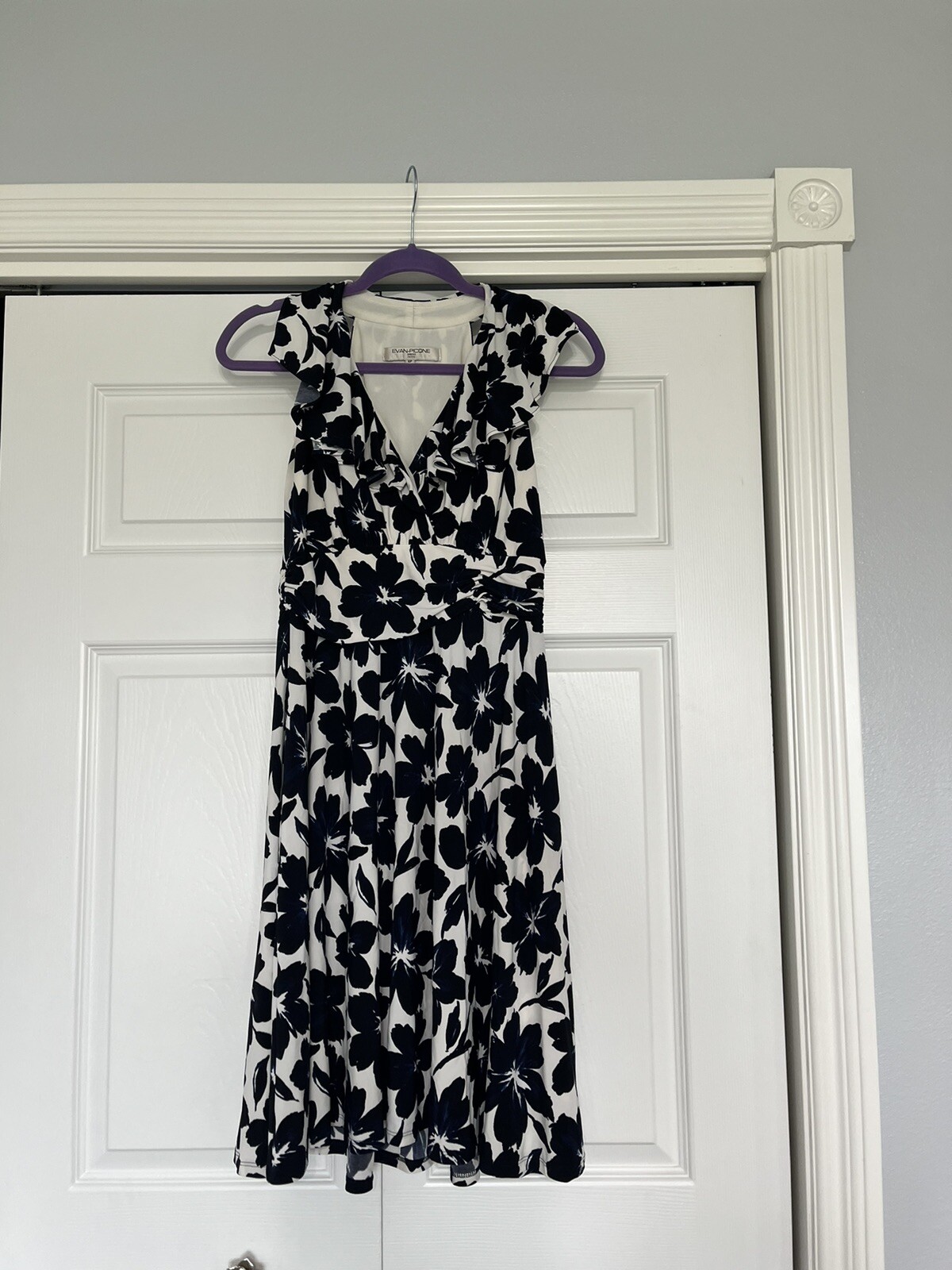 Evan Picone Floral Print Dress Size 6P for Women