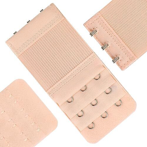 3 Pack Women's Bra Extenders Stretchy Bra Strap with 3 Hooks and 3 Rows - Picture 4 of 8