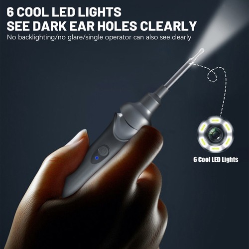 Ear Cleaner Endoscope Spoon Ear Wax Removal Cleaning Otoscope Wifi Visual Camera - Picture 8 of 12