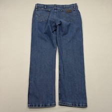 Wrangler Jeans Mens 36x30 Blue Cowboy Cut Premium Performance Medium Wash Denim