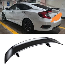 46" GT Style Gloss Rear Trunk Spoiler Wing For Honda Civic 10th Gen X Racing