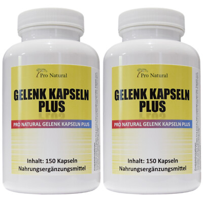 Gelenk 300 Kapseln Plus - Glucosamin MSM Chondroitin hochdosiert 2 Packungen 