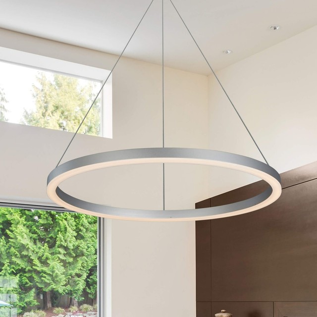 Vonn Vmc31640al Modern Led Circular Chandelier Lighting With Adjustable Hanging For Sale Online Ebay
