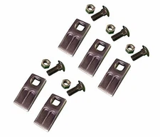 5 - Square Hole Replacement Auger Teeth w/ Hardware - SQ58-58PB , AT-5