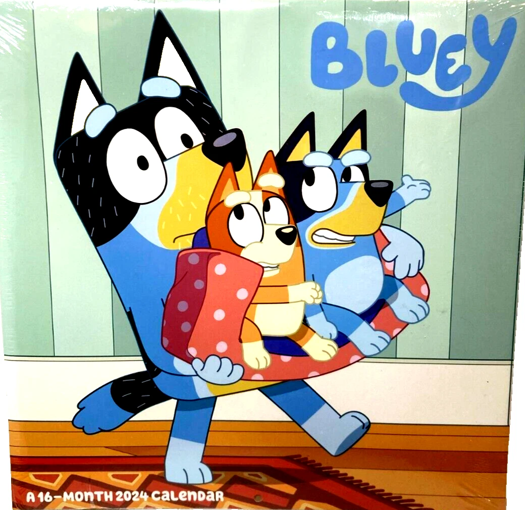 Bluey Family Planner 2024 Square Calendar Bluey Official, 50 OFF
