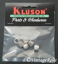 Kluson Adapter Conversion tuner BUSHINGS Nickel (6) 10mm .25" MB65LN US