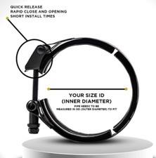 3in Flange V-band Clamp Turbo Kit Aluminum Quick Release For Exhaust Pipe 3in Flange V-band Clamp Turbo Kit Aluminum Quick Release For Exhaust Pipe