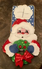 Hand Sewn Santa Door Hanger