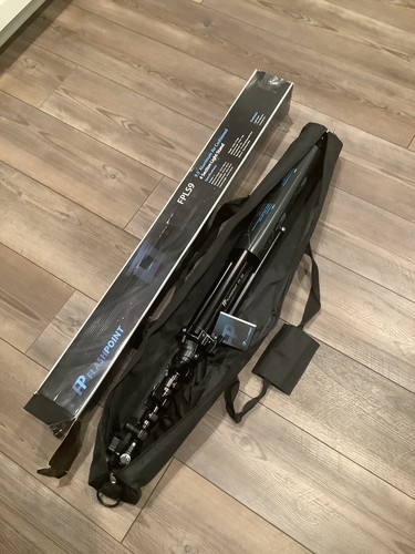Flashpoint New Pro luftgepolsterter strapazierfähiger leichter Ständer (schwarz, 9,5 Fuß)