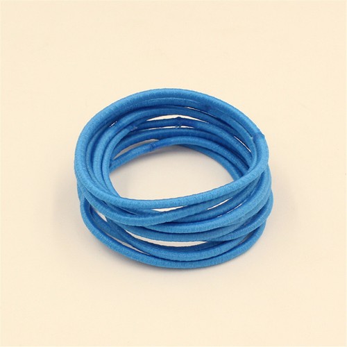 10pcs Cute Ponytail Hair Holder Hair Accessories Thin Elastic Rubber Bands X - Picture 2 of 28