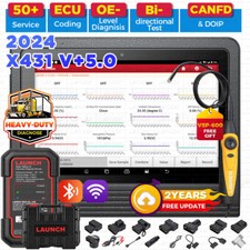 2024 Launch X431 V+5.0 Pro Elite Bidirectional Car Diagnostic Scanner Key Coding